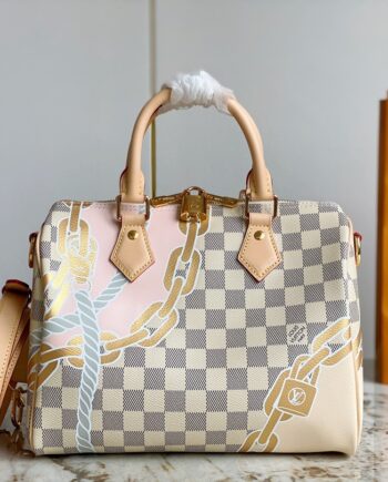 louis vuitton bold nautical print speedy bandouli ère 25 handbag