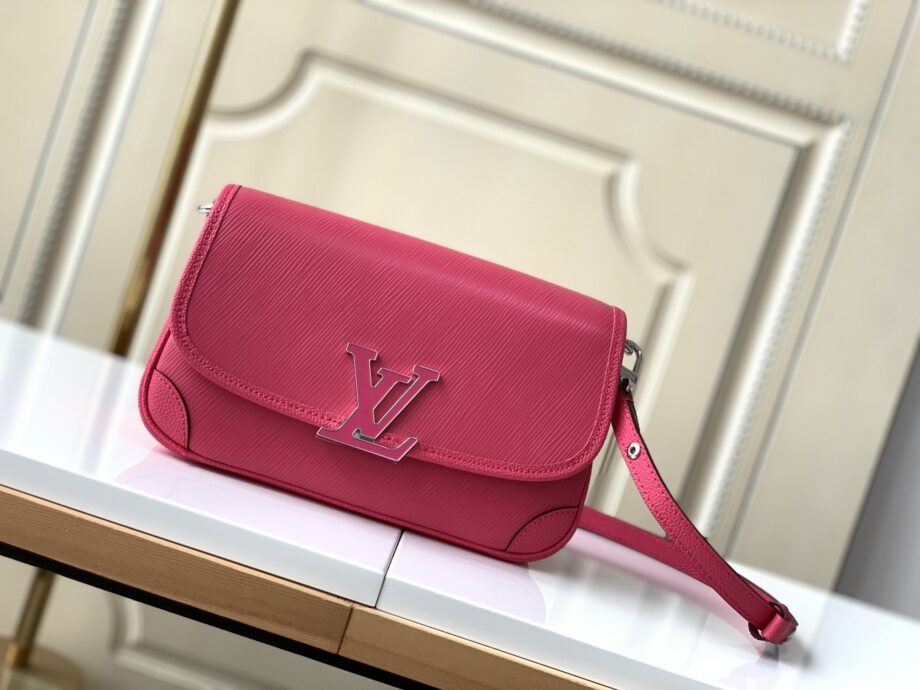 louis vuitton m59460 rose buci handbag