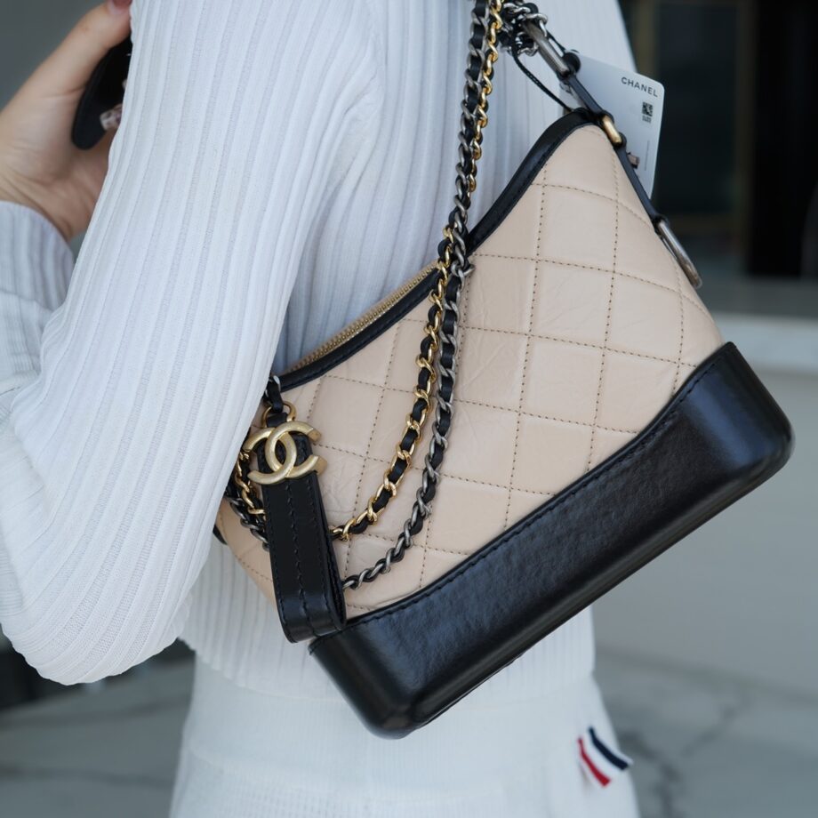 Chanel Apricot Italian Imported Calfskin Gabriel Bag