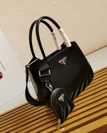 prada 1ba320 small brushed leather prada supernova handbag