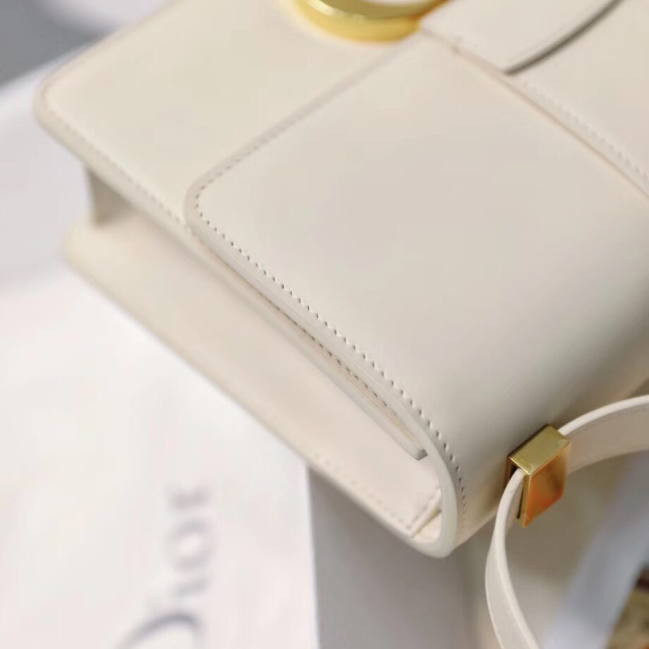 Dior M9203 White Smooth Calfskin 30 Montaigne Bag