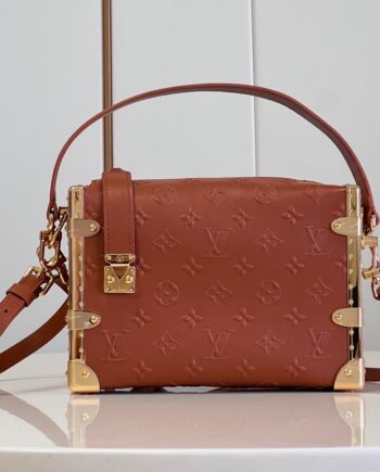 Louis Vuitton M21477 Brown Nicolas Ghesqui èRe Classic Petite Malle Handbag