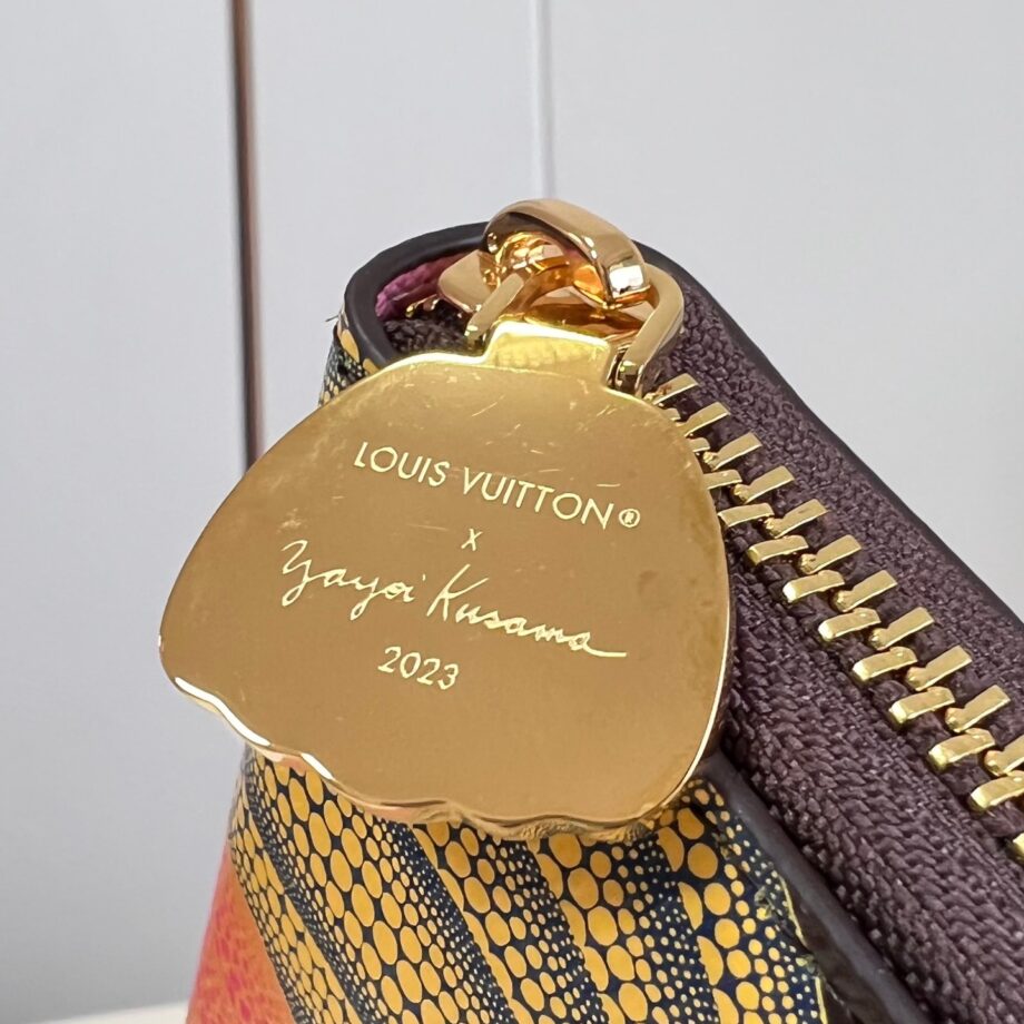 Louis Vuitton M82106 Pumpkin Lv X Yk Zippy Wallet