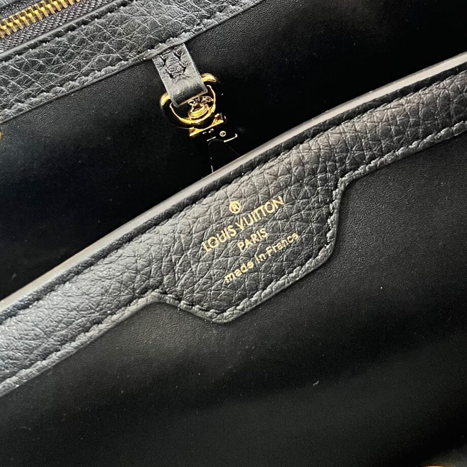 Louis Vuitton M21690 Black Capucines MM Handbag