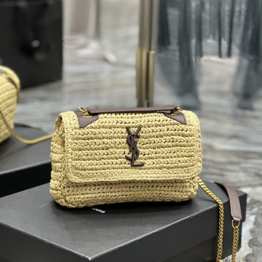 YSL 633151 Small Size Niki Woven Bag