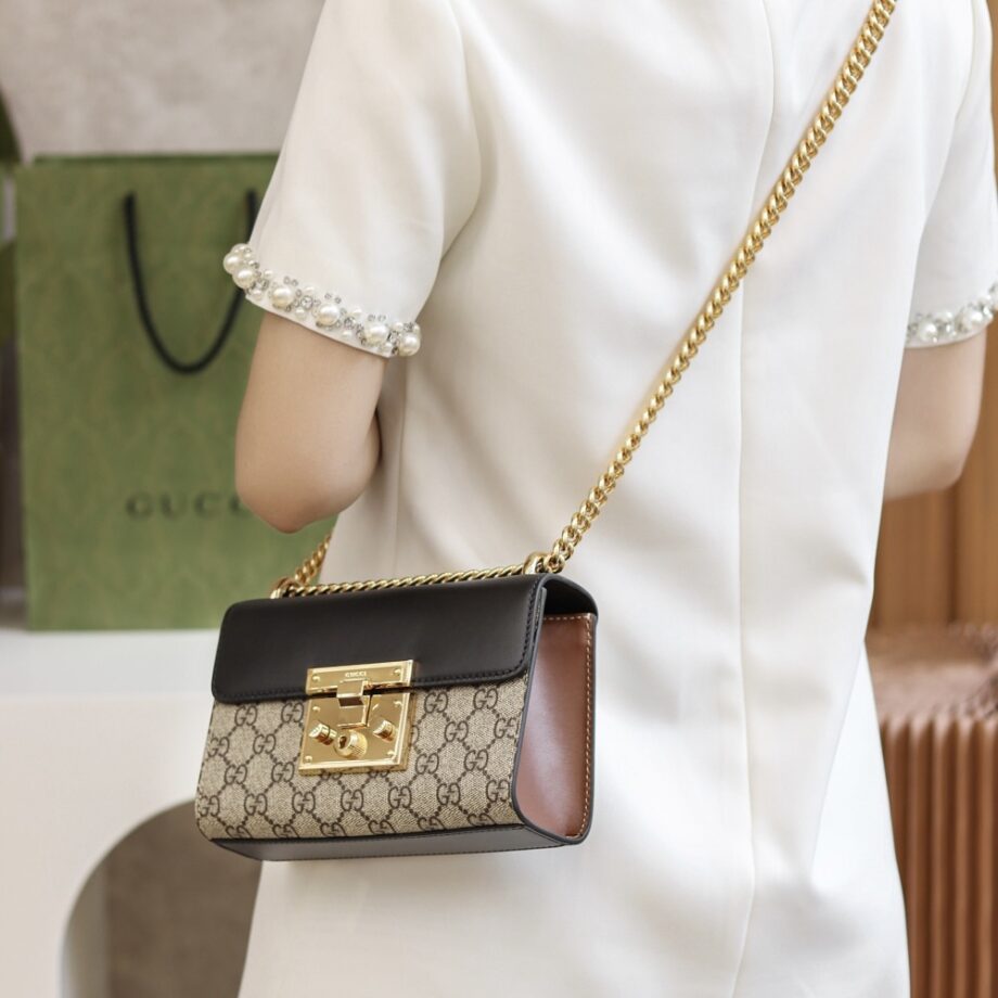 Gucci 409487 Padlock Small GG Shoulder Bag